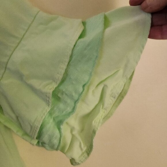 Soft Surroundings Oakleigh Margarita Green Tired Bell Sleeve Top Size M - Picture 7 of 10